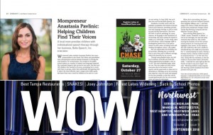 Did you catch us in the Mompreneur section of the September 2018 edition of the World of Westchase magazine?   Full article can be viewed through this link (September 2018 edition pgs. 24-25)